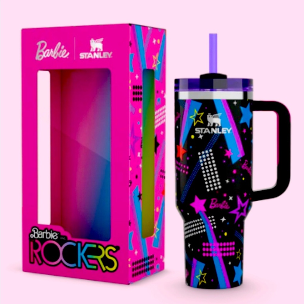 Stanley X Barbie 80's Rockers 65th Anniversary Limited Edition 40oz Quen…